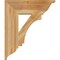 Ekena Millwork Imperial Traditional Rough Sawn Bracket, Western Red Cedar, 6"W x 22"D x 26"H BKT06X22X26IMP01RWR - alternate 2